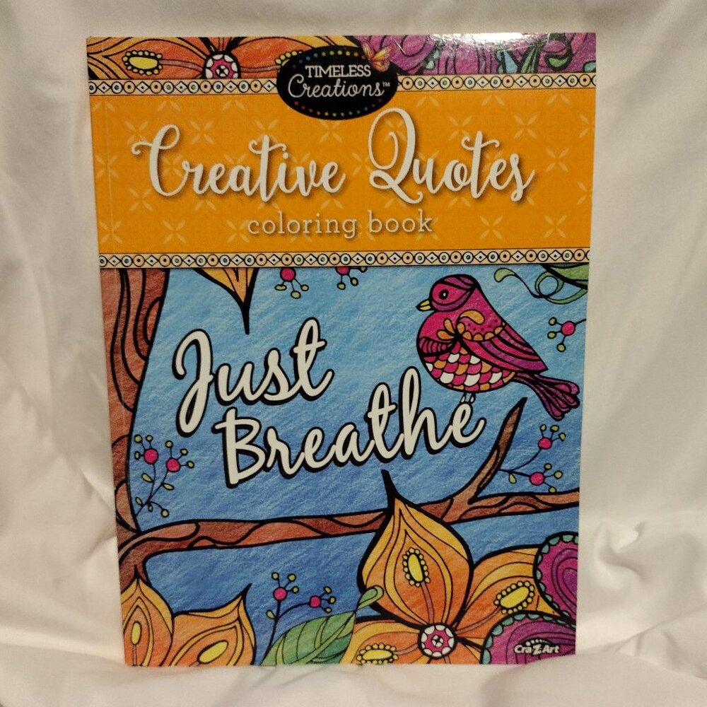 Creative Quotes Coloring Book